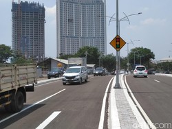 Overpass Bundaran Satelit Diuji Coba, Polisi Rekayasa Lalin