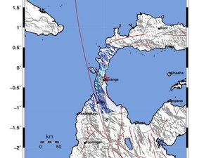 Gempa M 4,4 Terjadi di Parigi Moutong Sulteng