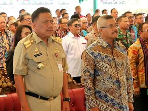 Gubernur Olly Dampingi Ketua MA Resmikan 85 Pengadilan Baru