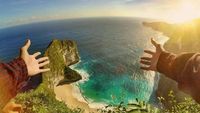 Lepas Rindu ke Pantai Kepala T-Rex di Bali