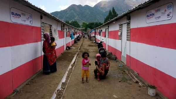 Tanggap Darurat Bencana NTB, BUMN Realisasikan 1.500 Huntara