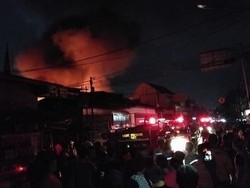 Tabung Gas Bocor, 3 Rumah di Johar Baru Hangus Terbakar