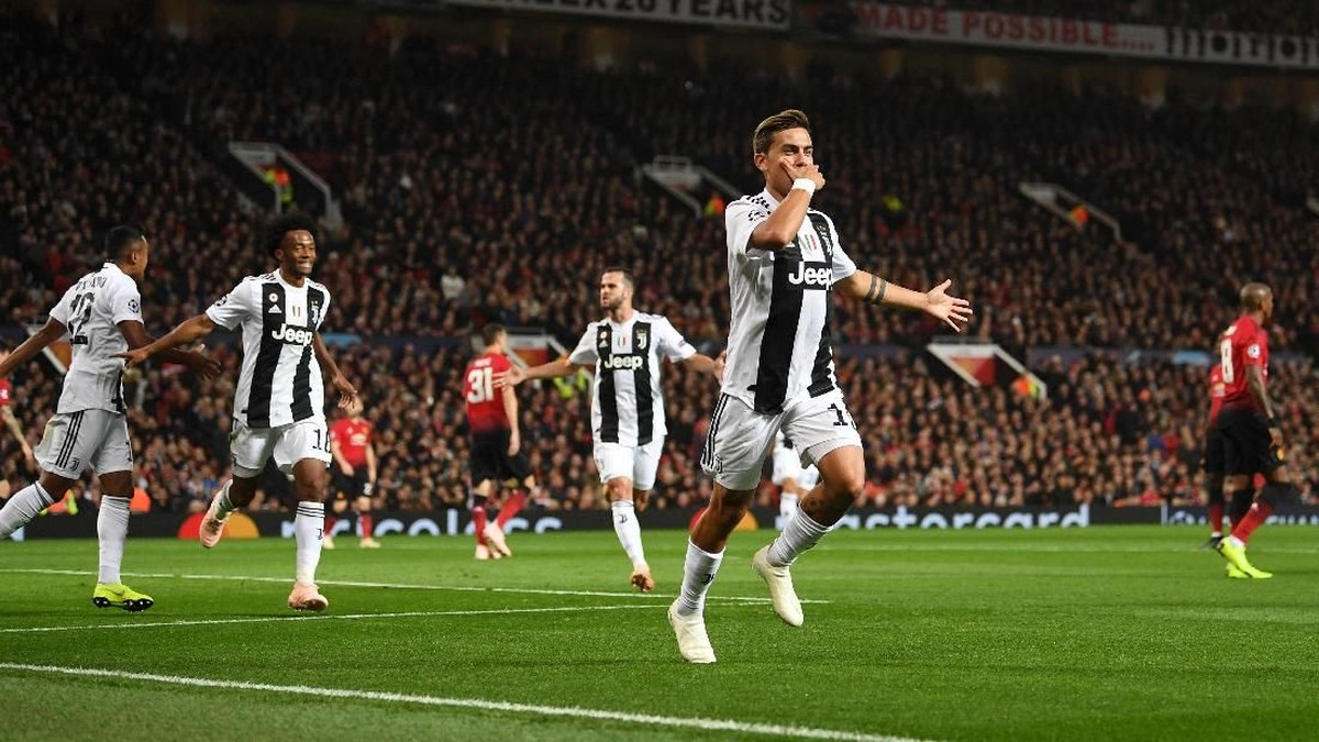 Paulo Dybala menangkan Juventus atas Manchester United 1-0. (Foto: Michael Regan/Getty Images)