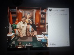 Foto Bareng Prabowo Pakai Hijab, Rachel Vennya Meluruskan
