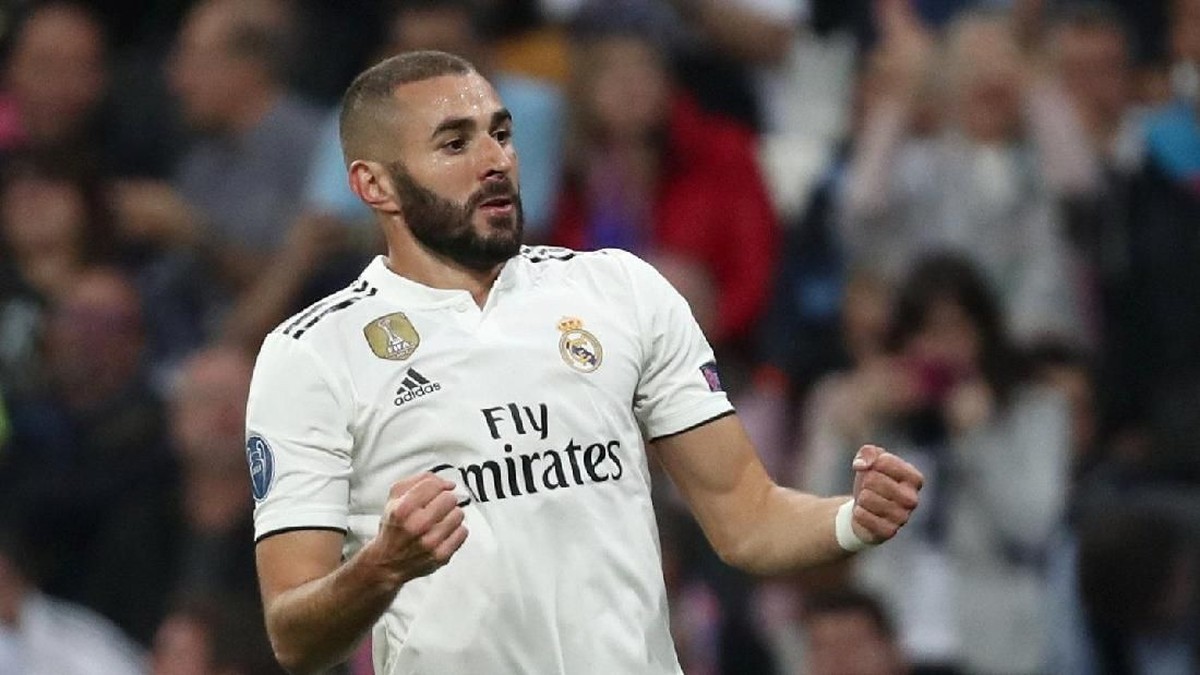 Karim Benzema akhiri puasa gol saat Madrid hadapi Viktoria Plzen (Sergio Perez/Reuters)