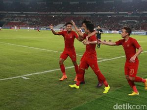 10 Pemain Indonesia Kalahkan UEA 1-0