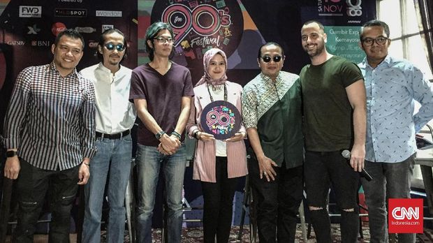 Penyelenggara dan pengisi The 90's Festival 2018.