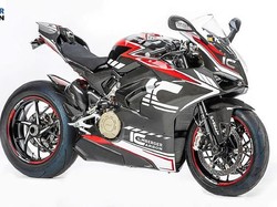 Kerennya Ducati Panigale V4 Bermotif Karbon