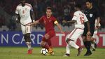 10 Pemain Indonesia Kalahkan UEA 1-0