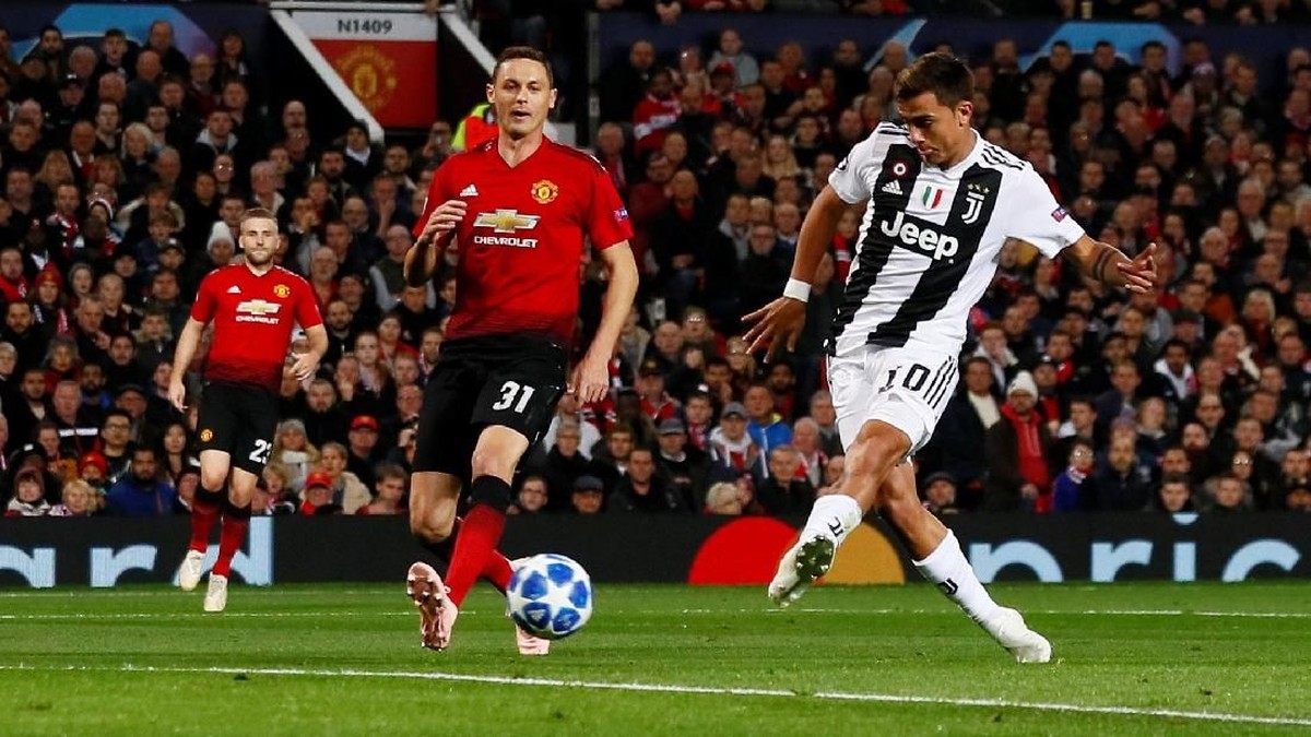 Juventus mendominasi Manchester United dan pada akhirnya menang tipis 1-0 dalam laga Liga Champions malam tadi (Jason Cairnduff/Reuters)