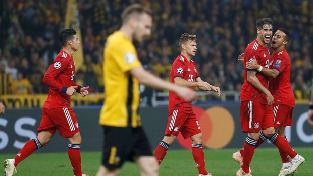 Gol Javi Martinez memecah kebuntuan bagi Munchen.
