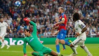 Marcelo menggandakan keunggulan Madrid di menit ke-55. Foto: Paul Hanna/Reuters