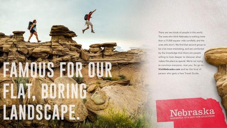 Foto: Kampanye anti wisatawan di Nebraska (Nebraska Tourism Commission) Foto: Kampanye anti wisatawan di Nebraska (Nebraska Tourism Commission)