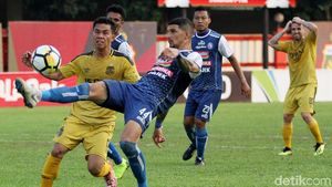 Skor Kacamata di Laga Bhayangkara Vs Arema