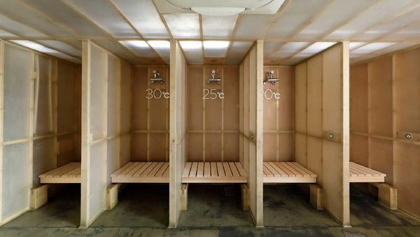 Foto: Keren, Hotel Kapsul di Jepang Ada Fasilitas Sauna
