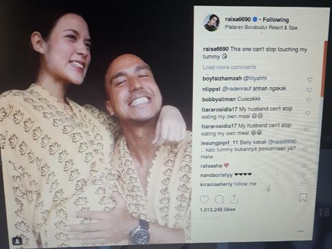 Gemas Banget! Reaksi Hamish Daud Pegang Perut Hamil Raisa