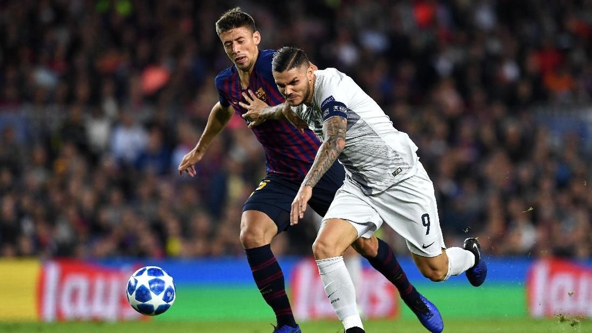 Inter Milan punya peluang membalas dendam ke Barcelona saat Liga Champions kembali tengah pekan ini (David Ramos/Getty Images)
