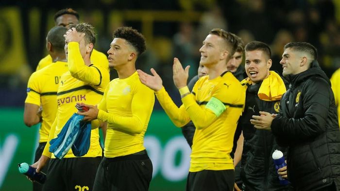 Borussia Dortmund menggasak Atletico Madrid 4-0. (Foto: Leon Kuegeler/Reuters) Borussia Dortmund menggasak Atletico Madrid 4-0. (Foto: Leon Kuegeler/Reuters)