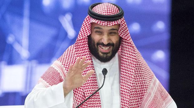 Pangeran Mohammed bin Salman, di Riyadh, Arab Saudi, 24 Oktober.