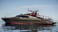 Ronaldo juga memiliki Yacht bertipe Palmer Johnson Ascari. Yacht ini dibalut dengan warna hitam dengan harga mencapai 7,5 juta dolar AS atau sekitar Rp 148 miliar. (Istimewa)
