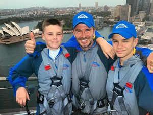 Foto: Jembatan di Sydney yang Didaki David Beckham Foto: Jembatan di Sydney yang Didaki David Beckham