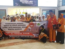 Ketum PPP Umrahkan 2 Juara MTQ Nasional Tingkat SMA
