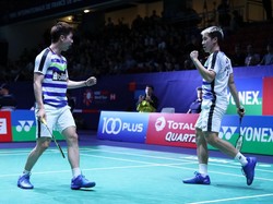 Kevin/Marcus ke Perempatfinal Prancis Terbuka, Ahsan/Hendra Terhenti