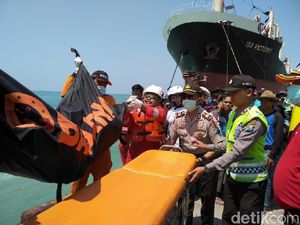 Tiga ABK KM Cahaya Bahari Jaya yang Hilang Ditemukan