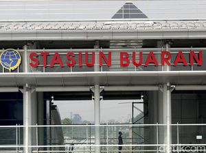Stasiun Buaran yang Baru Uji Coba Hari Ini