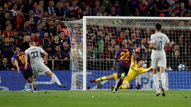 Gol Jordi Alba membawa Barcelona menang mutlak 2-0 atas Inter.
