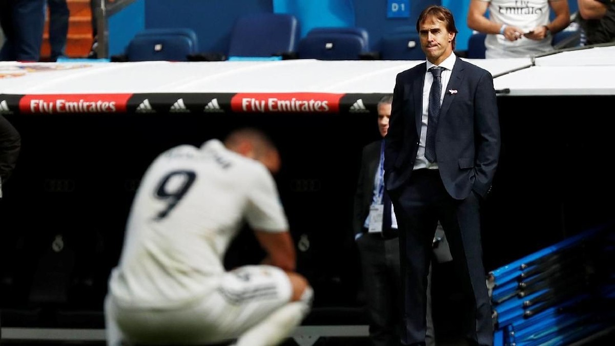 Julen Lopetegui dipecat, statistiknya di Real Madrid tak bisa dibilang oke (REUTERS/Susana Vera)