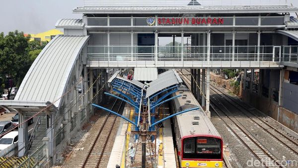 Melihat Progres Pembangunan Stasiun Buaran di Jakarta Timur
