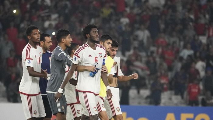 UEA takluk 0-1 dari Indonesia, sekaligus gagal melangkah ke perempatfinal Piala Asia U-19. (Foto: AFC) UEA takluk 0-1 dari Indonesia, sekaligus gagal melangkah ke perempatfinal Piala Asia U-19. (Foto: AFC)