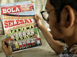 BOLA jadi media olahraga pertama di Indonesia yang lahir pada 3 Maret 1984. Namun, setelah 34 tahun muncul di publik, BOLA akhirnya harus tutup usia juga.Ini  (Pradita Utama/detikSport)