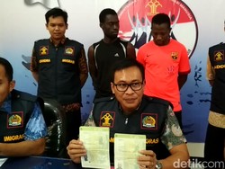 Overstay, 2 Pesepakbola Pantai Gading Diamankan Imigrasi Blitar