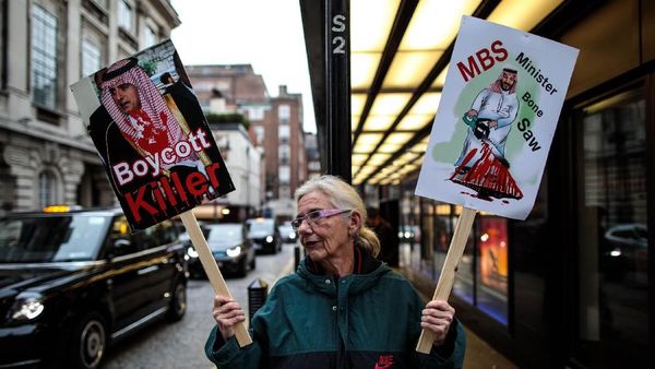 Demo Warga Dunia Tuntut Keadilan untuk Jamal Kashoggi