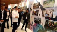 Momen Jokowi Buka Pameran IdeaFest 2018