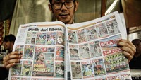 Ini adalah edisi terakhir atau tepat terbitan ke 2.915 sejak BOLA lahir. Di dalamnya terdapat beberapa cover headline memorable yang pernah dibuat oleh BOLA. (Pradita Utama/detikSport)
