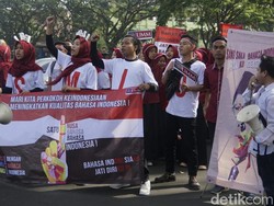 Mahasiswa Malang Serukan Memakai Bahasa Indonesia yang Benar