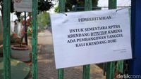 Tanggul Dibangun, RPTRA Krendang Ditutup Sementara