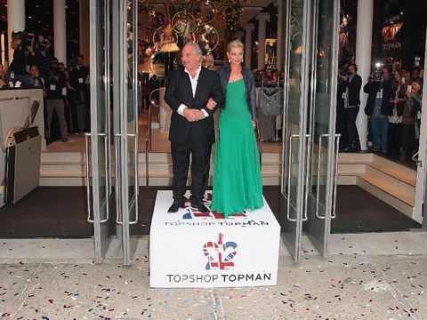 Philip Green bersama Kate Moss. 