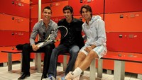Rafael Nadal memiliki paman yang pernah membela Barcelona lebih dari 200 pertandingan. Tapi petenis putra terbaik Spanyol itu ternyata menjatuhkan dukungannya pada Real Madrid. (Jasper Juinen/Getty Images)