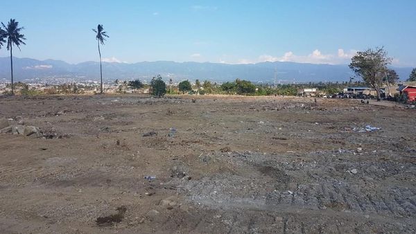 Daerah Terdampak Likuifaksi di Palu Diratakan