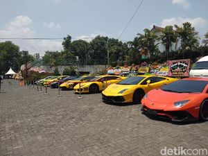 Orang Kaya Indonesia, Kondangan Bareng Puluhan Lamborghini