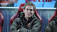 Alexander Hleb beberapa hari lalu menyesali keputusannya pindah dari Arsenal ke Barcelona. Hengkang ke Spanyol memang menjadi awal tadi menurunnya performa gelandang asal Belarusia ini. (Denis Doyle/Getty Images)
