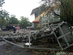 Video Venue Jakabaring Diamuk Angin Kencang