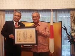 Jepang Beri Penghargaan Atas Kontribusi Besar Eks Staf Wapres RI