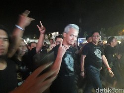 Ganjar Pranowo Tonton Megadeth: Pokoke Metal!