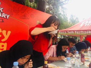 Intip Keseruan Spicy Noodle Contest di Pucuk Coolinary Festival Bandung