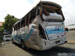 Bus Terguling di Pangandaran, Penumpang: Sopirnya Ugal-ugalan